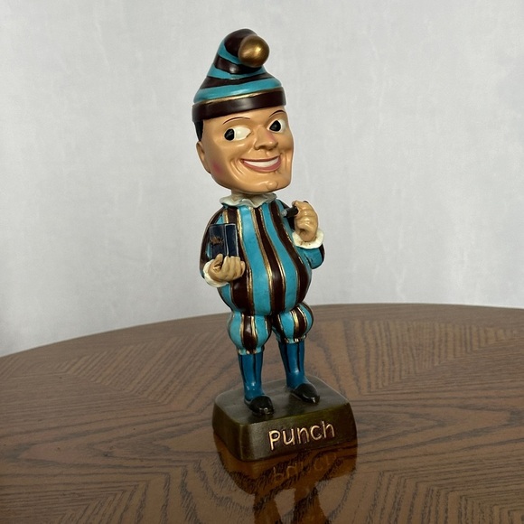 Mr. Punch Cigar Mascot Limited Edition Bobblehead Vintage Man Cave Figurine - Picture 16 of 16